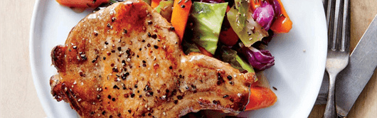 Greek Recipe: Marinated pork chops