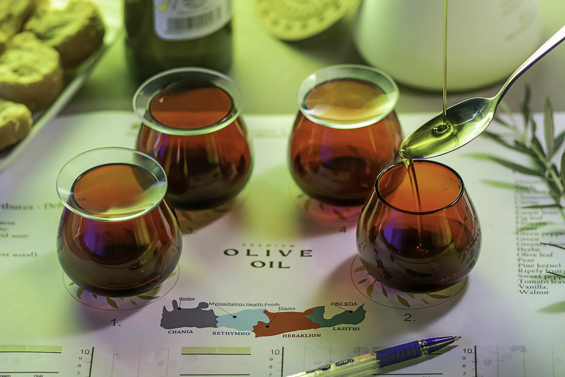 CRESSIDA Crete Olive Oil Tasting