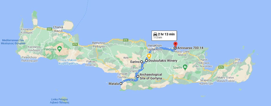 All-day trip from Heraklion to North Crete