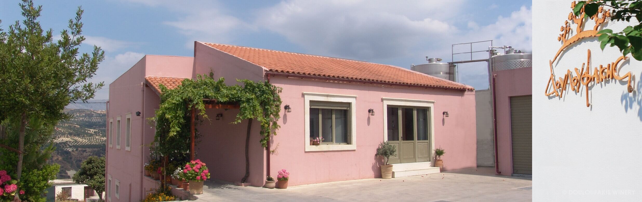 How to go to Douloufakis Winery Dafnes Heraklion Crete Greece