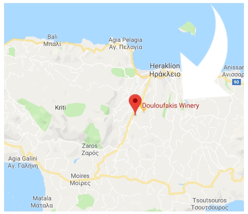 How to get to Douloufakis Winery, Dafnes  Crete