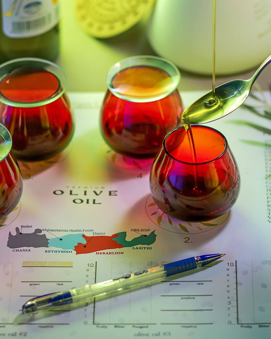 CRESSIDA cretan olive oil tasting Dafnes Heraklion
