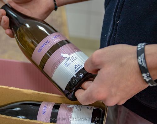 New Vintage for Aspros Lagos White wine