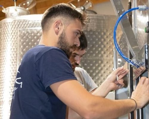"Tirage" for Sparkling Douloufakis wine from Vidiano