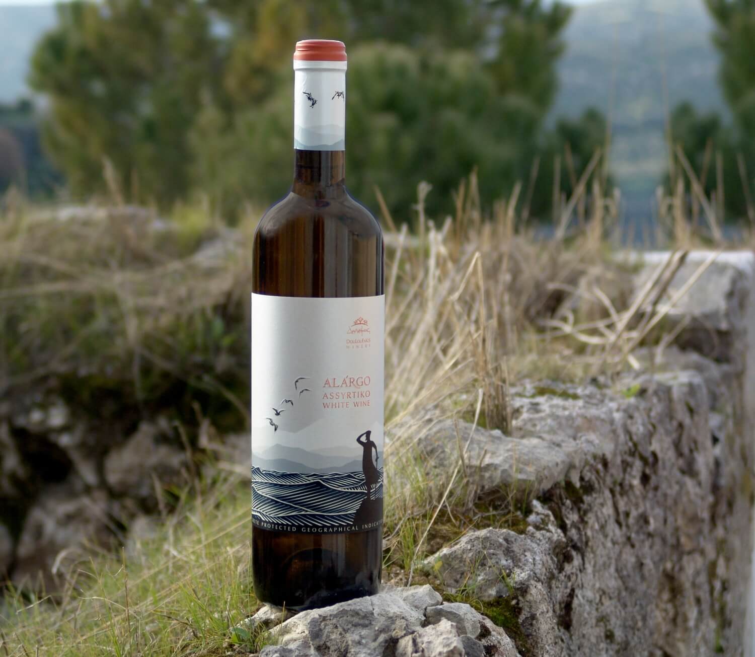 Douloufakis Assyrtiko grape wine